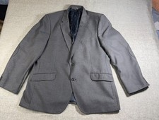 Ben Sherman Mens 46R Gray Blazer Sport Coat Elbow Patch 1926 Originals