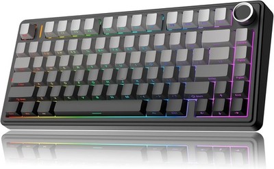 MechLands AULA F75 PRO 75% Mechanical Custom Creamy Keyboard, BT5.0/USB-C/2.4GH