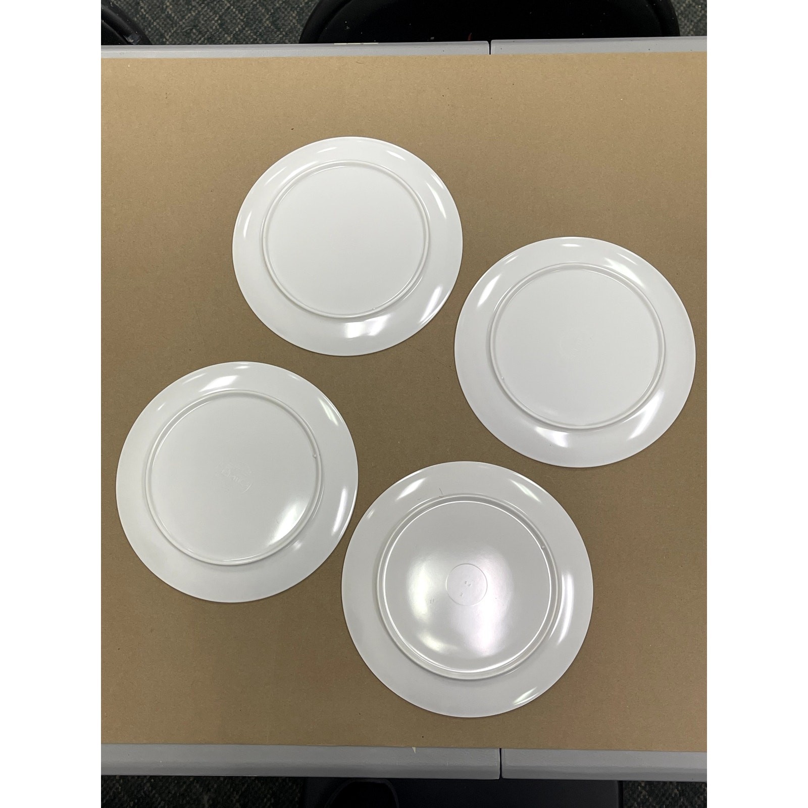 Set of 4 1993  McDonald's Amusement Park plates