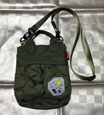 Rootote Snoopy 75Th Anniversary Shoulder Bag Olive Green
