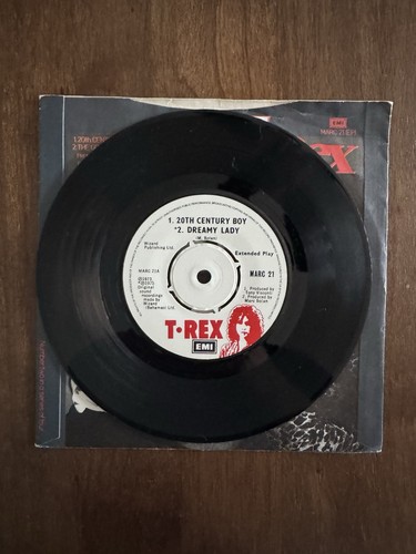 T. Rex Vinyl Single 20th Century Boy 7" - Picture 2 of 3