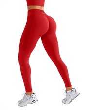 Workout Leggings for Women Butt Lifting Tummy Control High Waist Seamless No ...