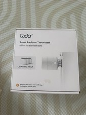 tado° V3P4SRT01VTCML Smart Radiator Thermostat - Quattro Pack