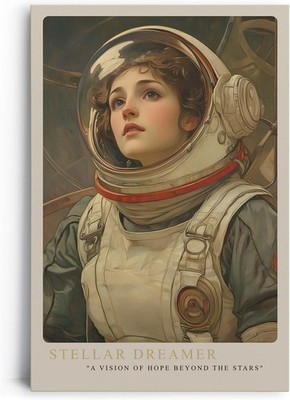 Leinwandbild Stellar Dreamer   Faszinierendes Leinwandbild einer jungen