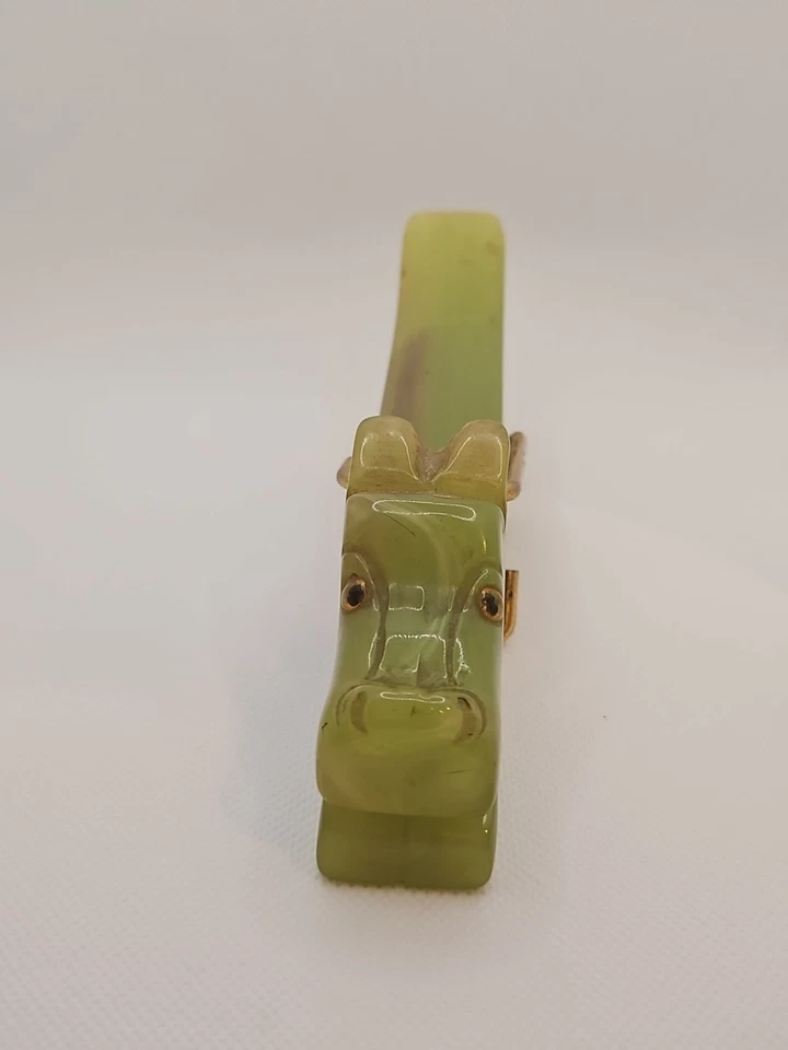 Antique Bakelite Catalin Paperclip Dragon Rare Large Great Condition - Image 2 of 4