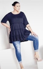 Avenue Women’s Tunic Tear Crush Dress – Plus Size 26/28 – New with Tags RRP £41