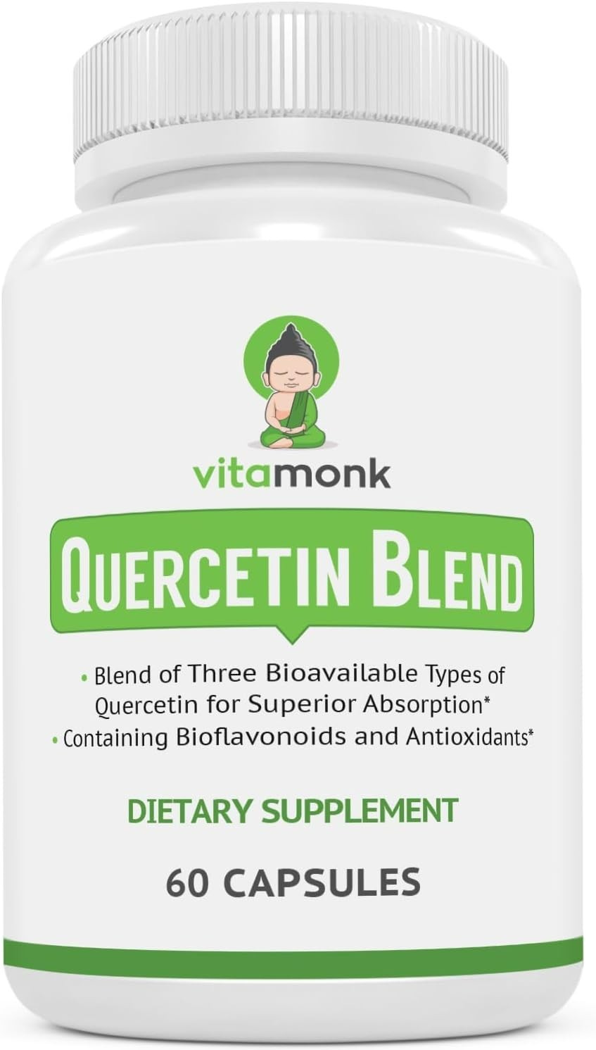 VitaMonk Quercetin Complex - 3 Bioactive Forms of Quercetin - Isoquercetin Qu...