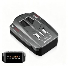V9 16-Band Full Band Car Radar Laser Detector 360 GPS Voice Alert Device
