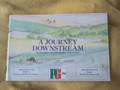 A JOURNEY DOWNSTREAM BROOKE BOND PG TIPS TEA CARD VINTAGE ALBUM Incomplete (PGT)