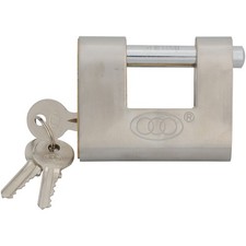 Image of Faithfull Brass Shutter Padlock 80mm