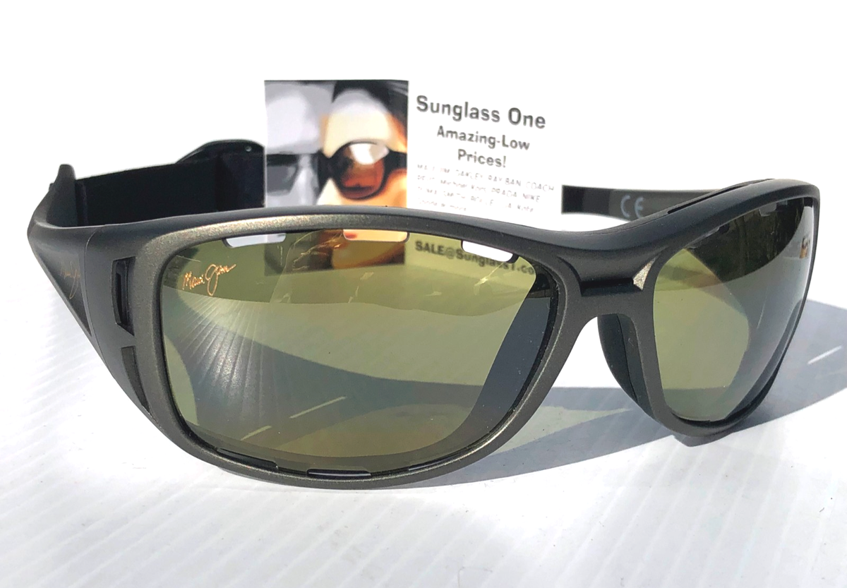 Maui Jim WATERMAN Titanium POLARIZED Maui HT Green Lens Sunglass