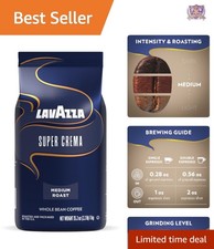 Whole Bean Coffee Medium Roast Arabica Robusta 2.2 lb Bag Espresso Beans 13.18 per pound