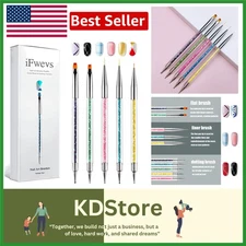 Professional 10-Piece Double-Ended Nail Art Brush & Dotting Pen Kit