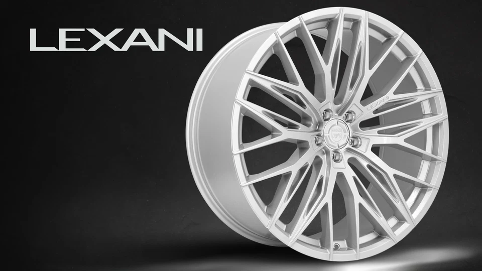 Rueda Lexani Aries 22" 🔥 22X9 +20 5X120 🔥C.B 74.1 Llanta Plateada ✅ Última ⓵🔻 Foto 2 de 4