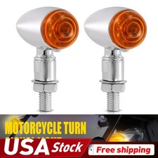 2407 Motorcycle LED Turn Signals Compatible Lights For All Universal 12V Motor