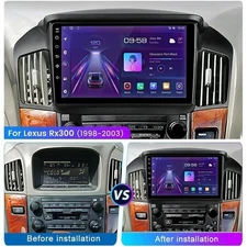 For 1998-2003 Lexus Rx300 Android 13 Car Stereo Radio GPS NAVI WIFI CarPlay 64G