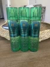 Bath  Body Works Vanilla Bean Noel Fine Fragrance Mist 8 oz NEW Lot Of 3