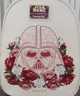 Loungefly Star Wars Darth Vader Mini Backpack Red Floral NWT