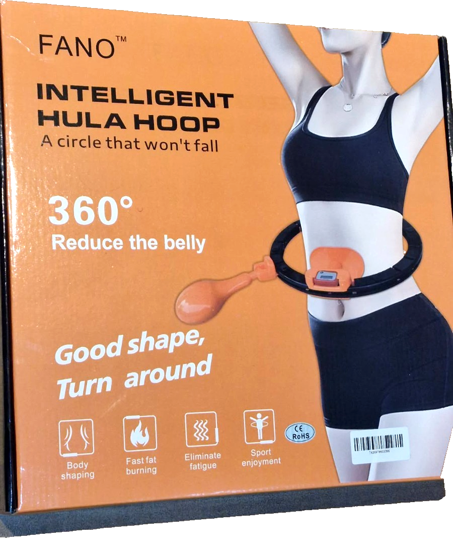 FANO Intelligent Hula Hoop Ring 360 Degree Fitness Body Shaping Weighted Circle