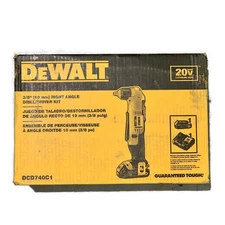 DEWALT DCD740C1 20V MAX Cordless Li-Ion 3/8" Right Angle Drill/Driver Kit w/Bag