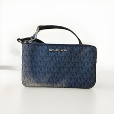Michael Kors Jet Set Travel Large Wristlet Black Leather