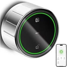 2 in 1 Aluminum Smart Single Side Lock Deadbolt with App, Keyless Entry Door Loc