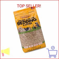 Sunseed Natural Corn Cob Bedding  Litter for Pet Birds and Small Animals   Made