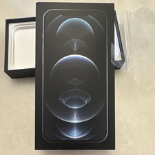BOX ONLY Apple iPhone 12Pro Max silver Original Box