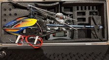 Align Trex 450 Sport V2 RC Helicopter with Case and Controller and Spare Parts