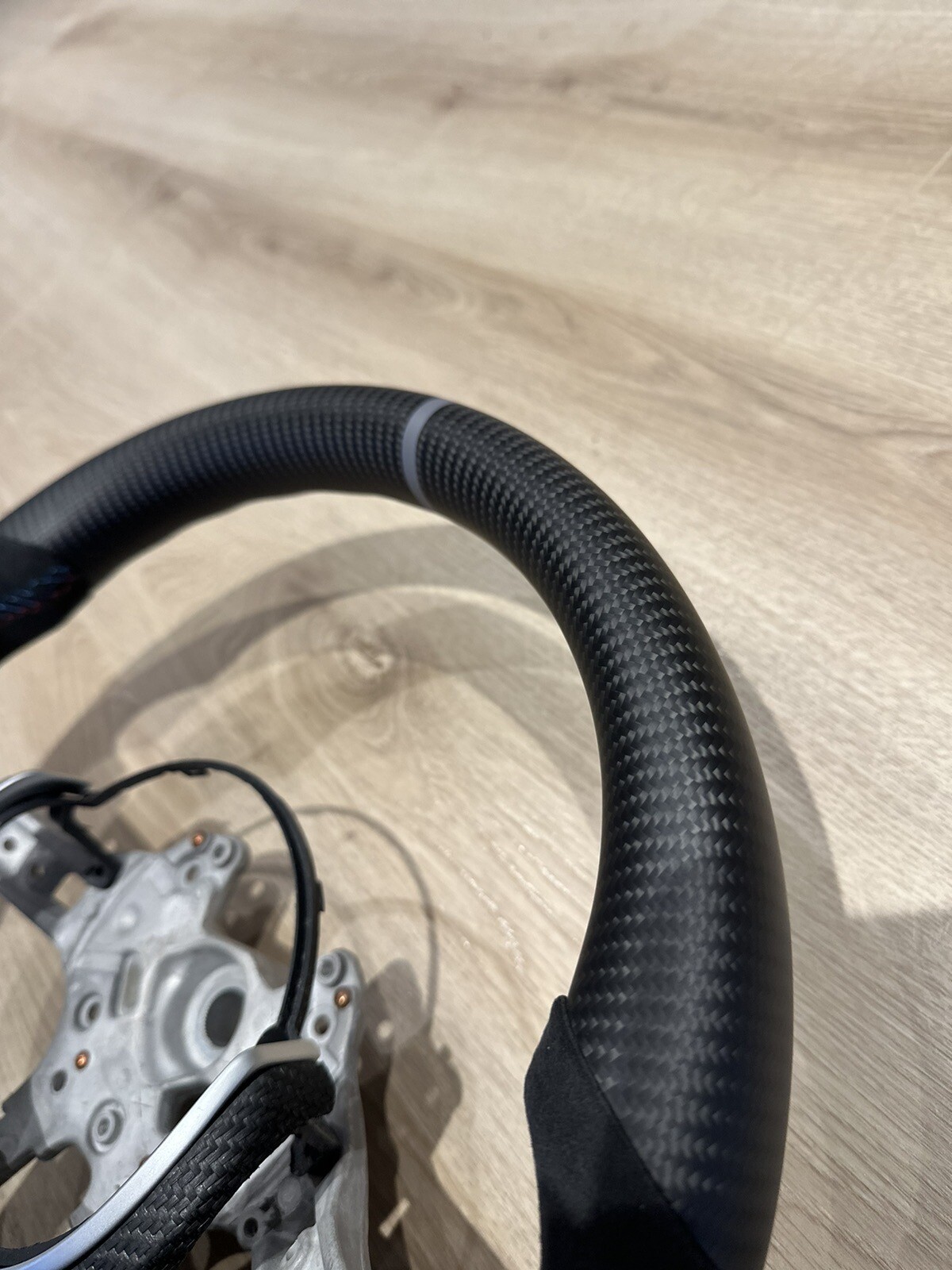 FLAT BOTTOM CARBON FIBRE STEERING WHEEL ALCANTARA FITS BMW M140i M135i M240i M eBay