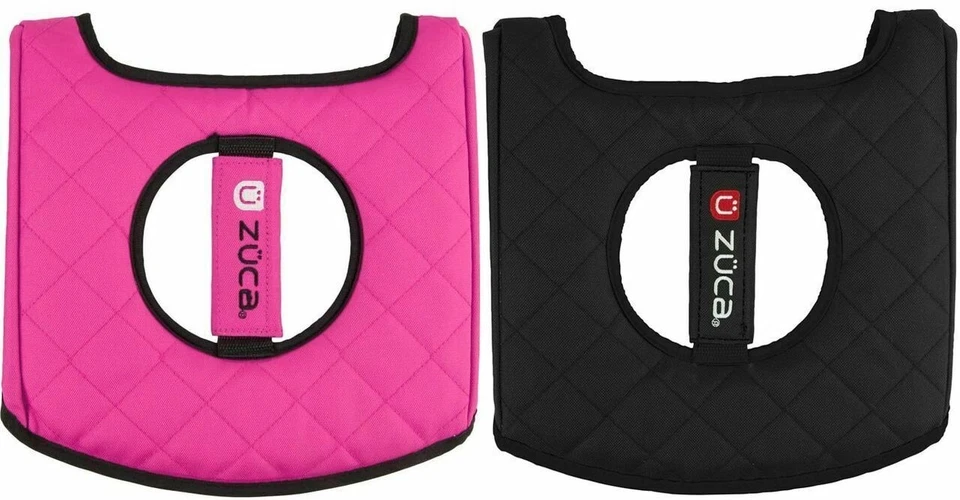 Zuca Seat Cushion - Black / Pink