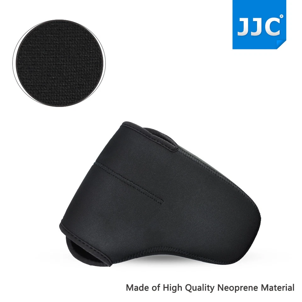 Estuche compacto negro de neopreno JJC 20*15*11 (cm) para cámara Canon Nikon Fujifilm SLR Foto 3 de 4