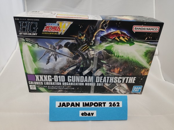 Bandai Hgac Mobile Suit Gundam Wing: Gundam Deathscythe 1/144 Plastikmodellba...-image