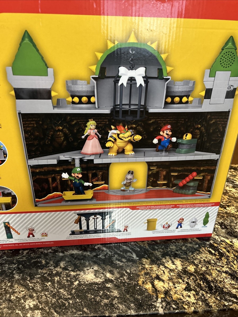Nintendo Super Mario Deluxe Playset Bowser Castle