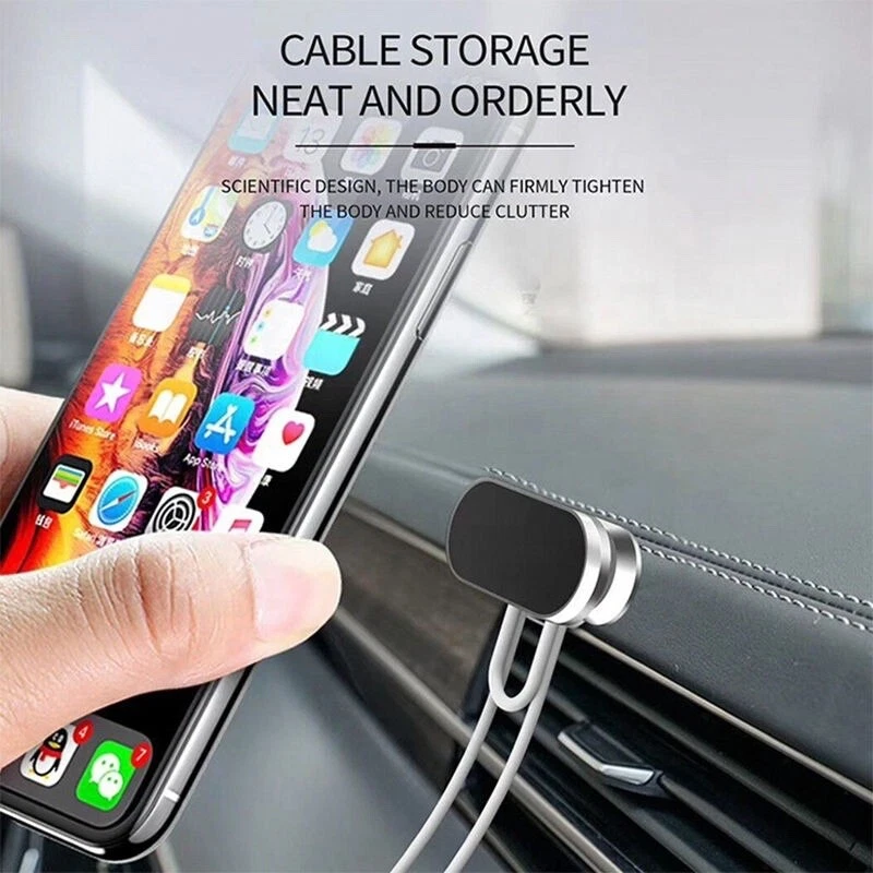 Universal Magnetic Car Mobile Phone Holder Dashboard Mount 360° Rotating - Image 4 of 4