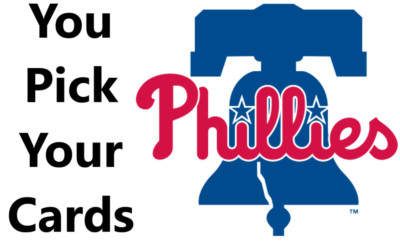 You Pick Your Cards - Philadelphia Phillies Team - MLB Baseball Card Selection A