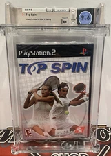Top Spin PlayStation 2 WATA 9.6 A+ 2K Sports Tennis 1st Cover Federer POP 19