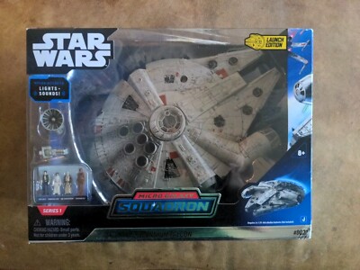STAR WARS Micro Galaxy Squadron Series 1 Millennium Falcon Launch Edition #0022