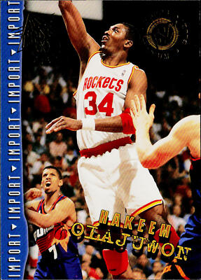 Hakeem Olajuwon 1994-95 Stadium Club #301 Houston Rockets