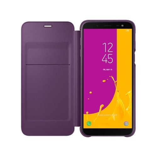 Funda original Samsung Flip Wallet para Samsung Galaxy J6 rosa. - Imagen 5 de 5