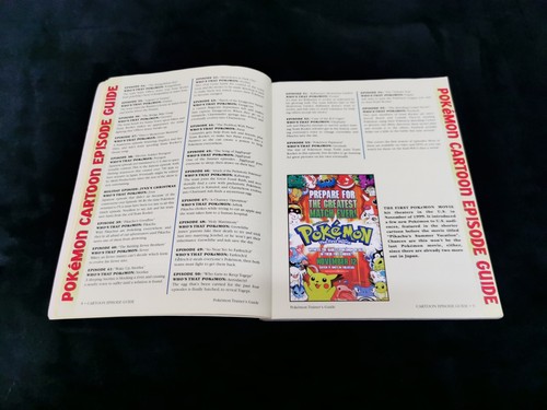 Pokemon Trainer’s Guide Book GameBoy Red Blue Yellow 1999 Guide Sandwich Islands - Picture 4 of 7