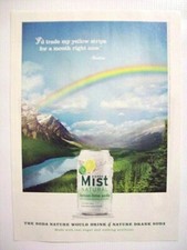 2010 Magazine Advertisement Page Sierra Mist Natural Soda Pop Rainbow Drink Ad