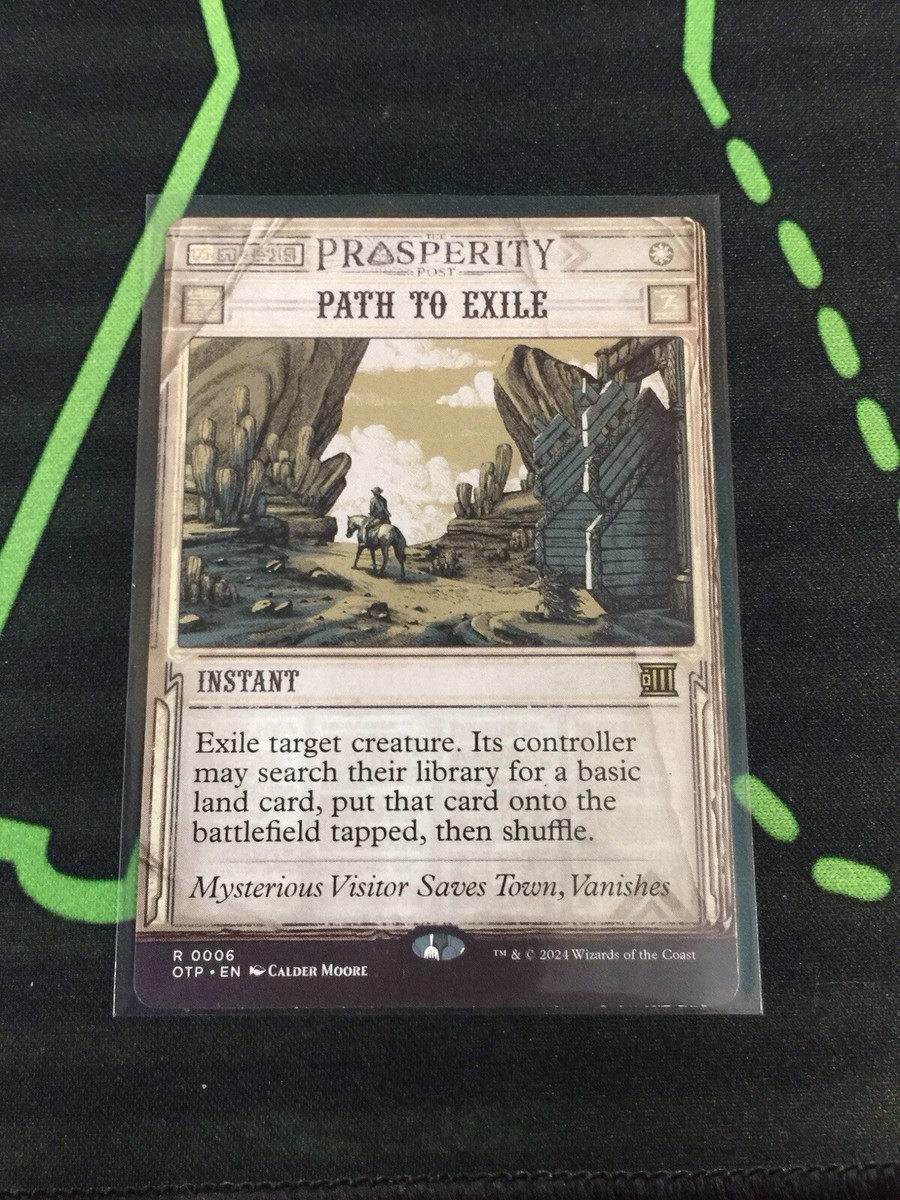 MTG Magic The Gathering Path To Exile Breaking News White Removal Commander
