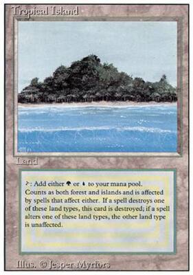 Tropical Island ~ Revised [ MODERATELY PLAYED ] [ Magic MTG ] | eBay