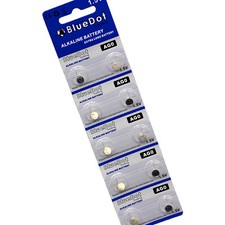 Lot of 10 AG0 LR63 SR63 V379 LR521 AGO BlueDot Alkaline battery US SELLER