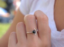 Black Onyx Handmade Designer Ring 925 Silver Gift For Love All Size Ring