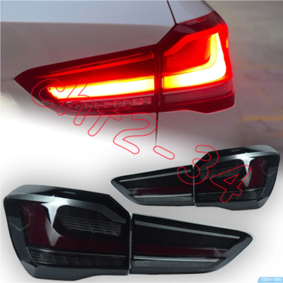 For BMW X1 F48 Smoke Black LED Dynamic Signal Tail Lights Assembly