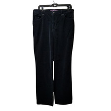 Gloria Vanderbilt Jeans Women  s 12 Black Corduroy Pants