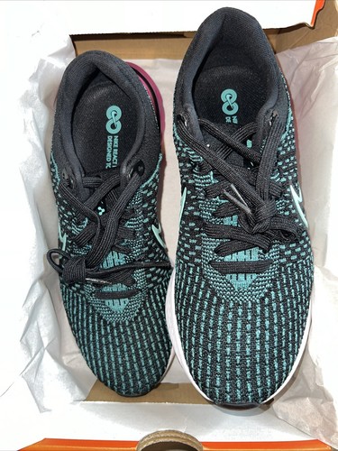Nike React Infinity Run Flyknit 3 Black/Pink Women's Running DD3024 003 Size 9.5 - Picture 6 of 9