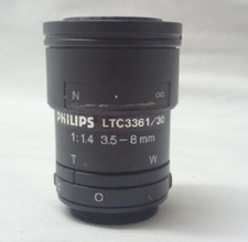 PHILIPS LTC3361/30 1/3" 1:1.4 3.5-8mm CCTV Lens Manual Iris pre-owned